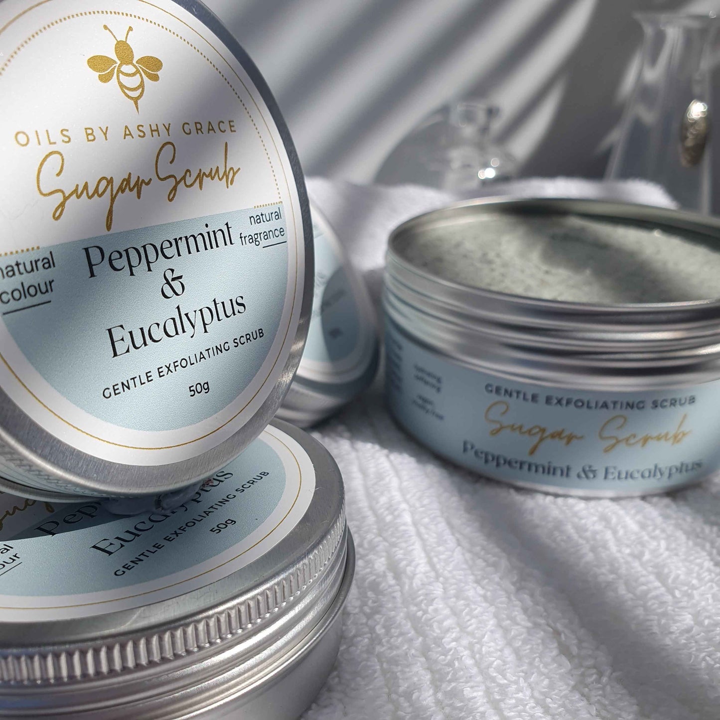 Peppermint & Eucalyptus Whipped Sugar Scrub Sample