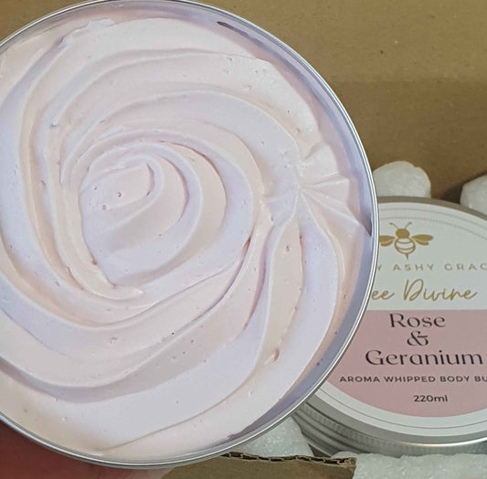 Rose & Geranium Body Butter Sample