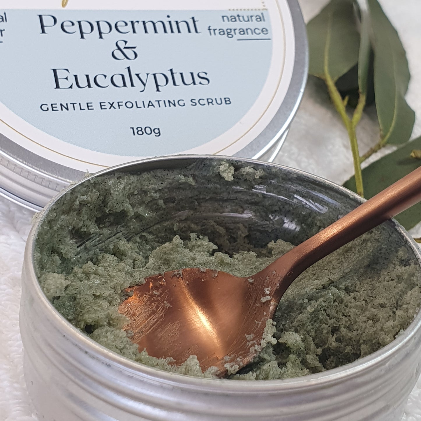 Peppermint & Eucalyptus Whipped Sugar Scrub