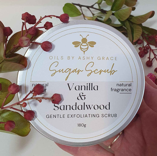 Sandalwood & Vanilla Whipped Sugar Scrub Sample