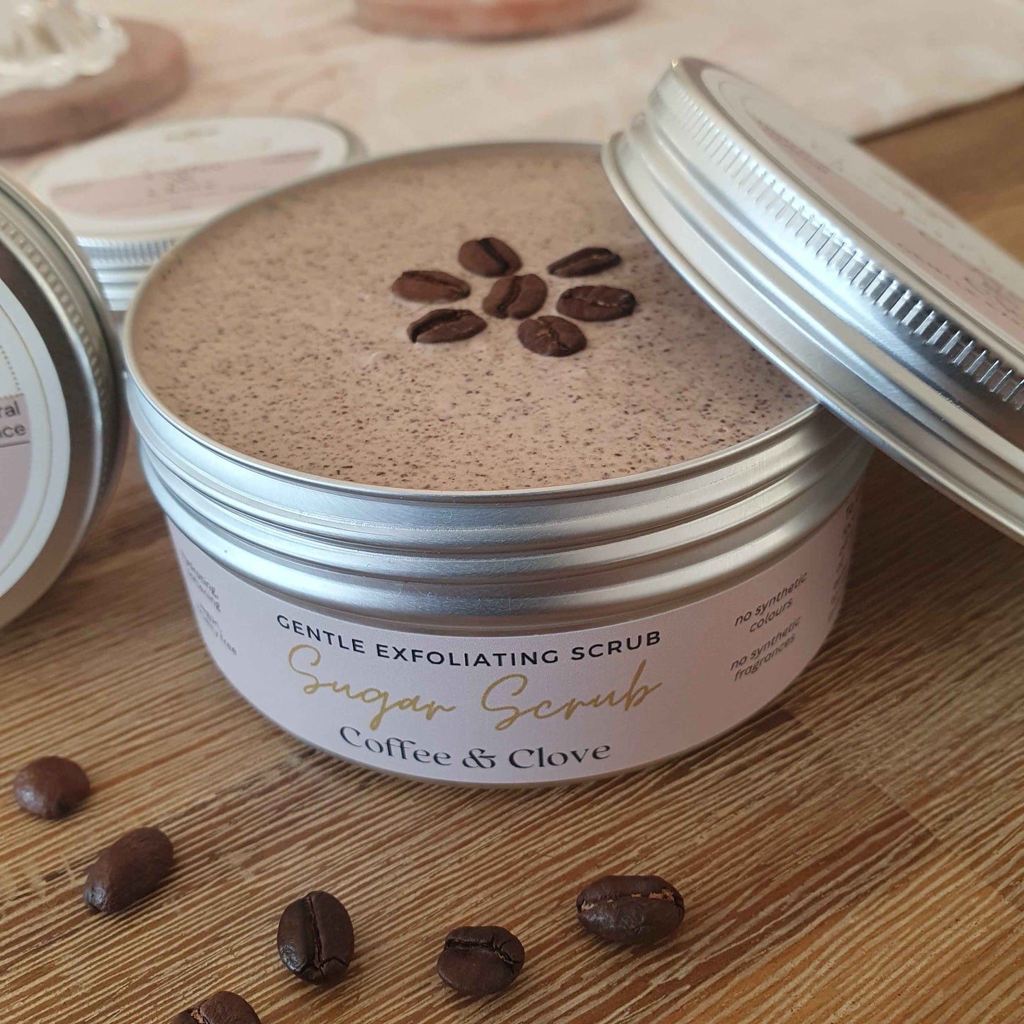 Coffee & Clove Whipped Sugar Scrub Sample