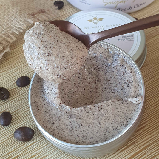 Coffee & Clove Whipped Sugar Scrub Sample
