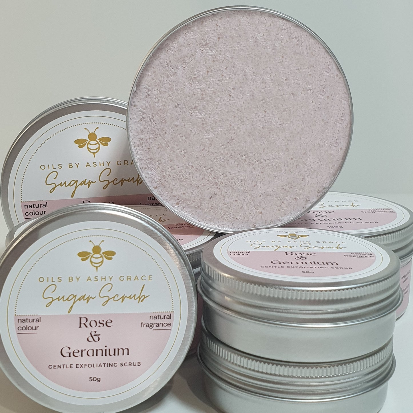 Rose & Geranium Whipped Sugar Scrub