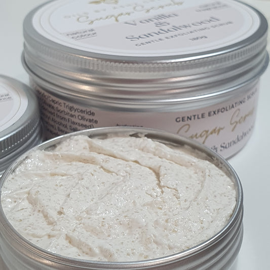 Sandalwood & Vanilla Whipped Sugar Scrub