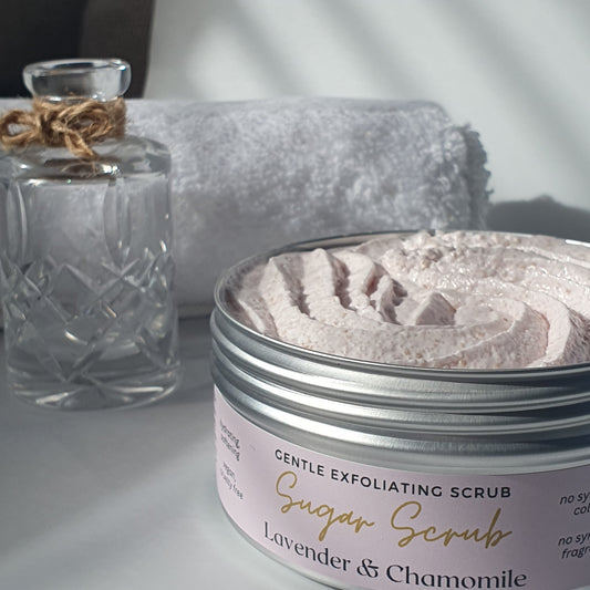 Lavender & Chamomile Whipped Sugar Scrub