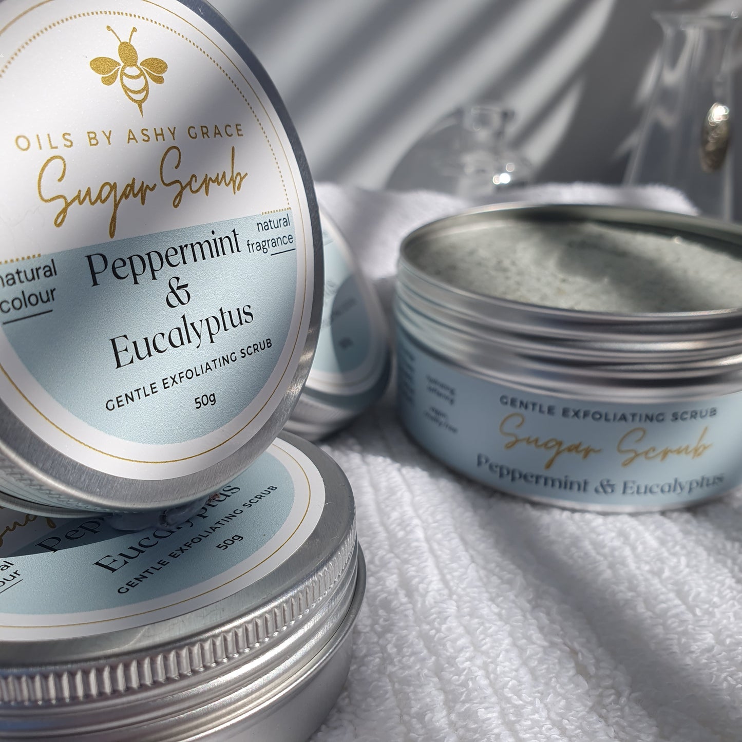 Peppermint & Eucalyptus Whipped Sugar Scrub