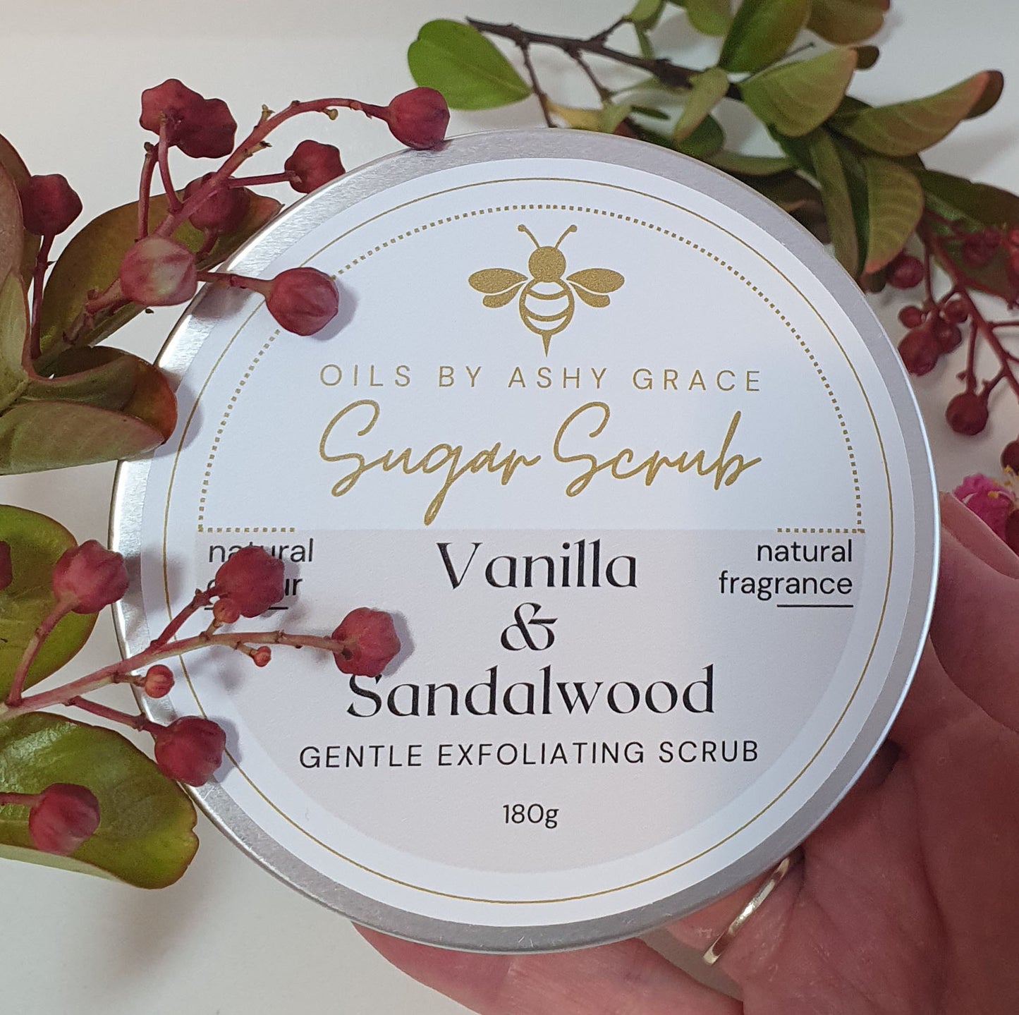Sandalwood & Vanilla Whipped Sugar Scrub