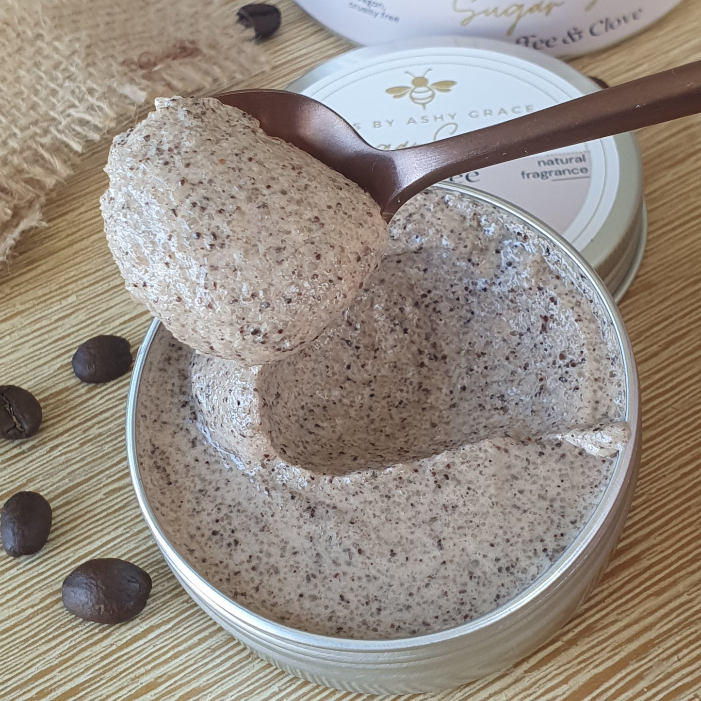 Coffee & Clove Whipped Sugar Scrub